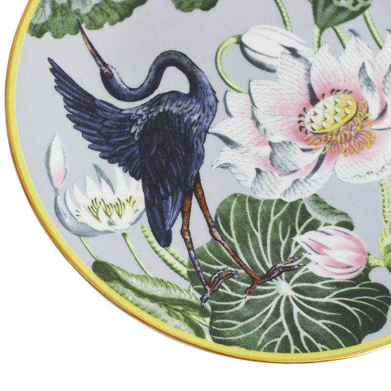 Wonderlust Waterlily 8.1in Couped Plate