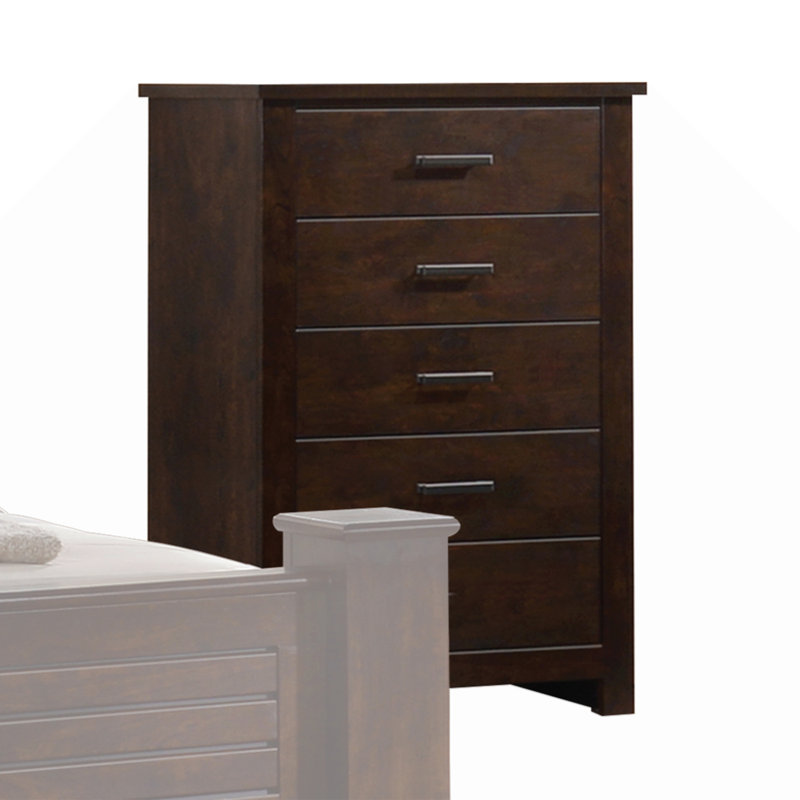 Bedroom Dresser Chest Of Drawers 5 Drawer Dresser Tall Dresser Wood Dresser