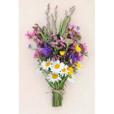 Wild Flower Posy - Wrapped Canvas Print