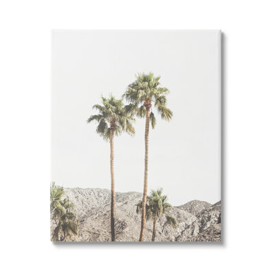 Stupell Industries Looming Palm Trees Photography Canvas Wall Art Design by Sisi and Seb