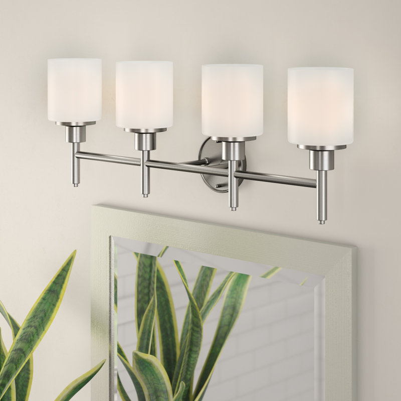Éclairage pour meuble-lavabo Jorelys, 4, Chrome poli