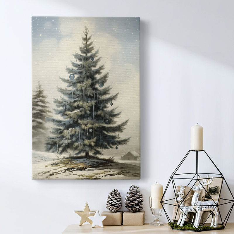 Art des Fêtes de Noël - Toile tendue avec châssis CDLxxix, H 60 po x l 40 po
