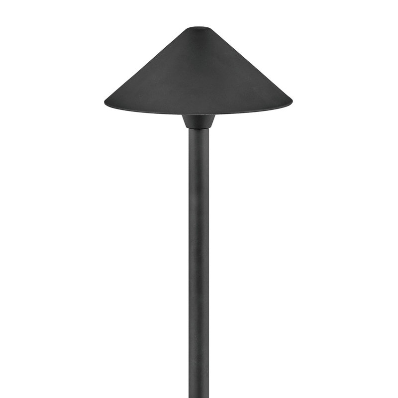 Éclairage de sentier à basse tension, Noir, H 15,75 po x l 5,25 po x P 5,25 po