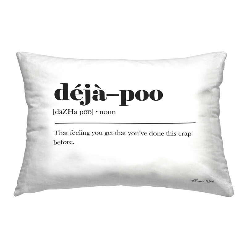 Coussin décoratif Sassy Deja-Poo