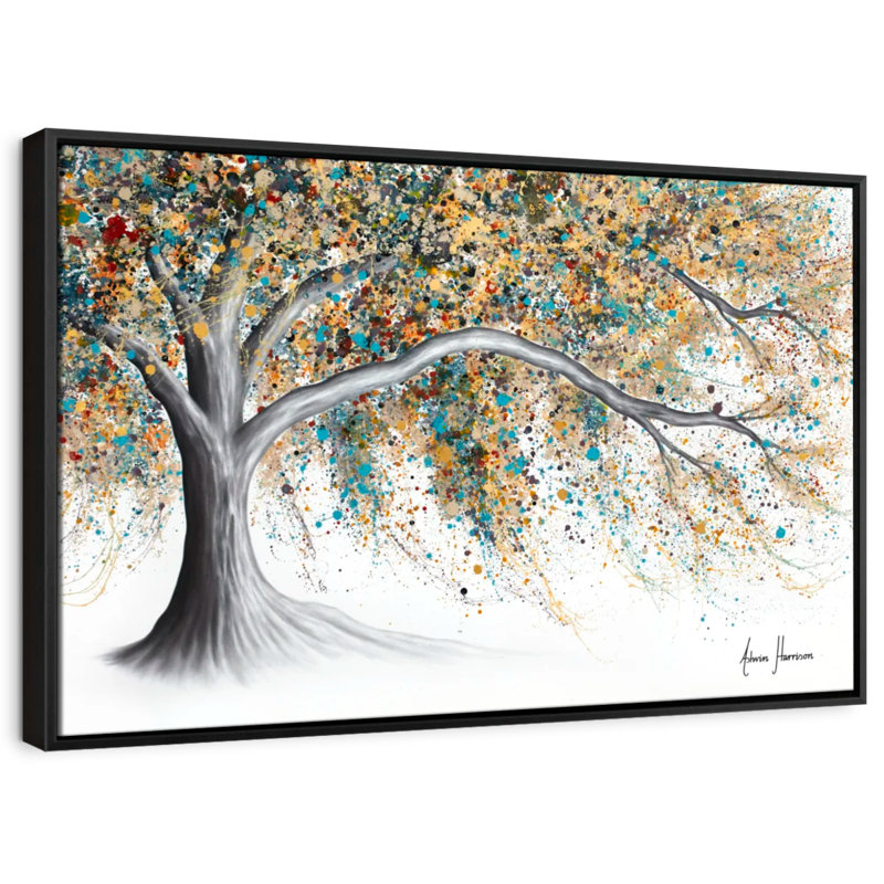 Western Breeze Tree Canvas Print, 9" H x 13" W