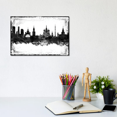 Moscow Film by WallDecorAddict - Wrapped Canvas Gallery-Wrapped Canvas Giclée