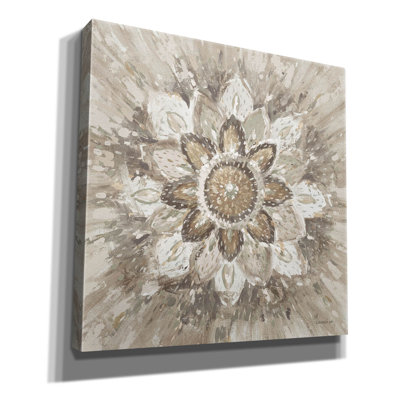  «Spice Mandala Neutral» par Danhui Nai, art mural sur toile
