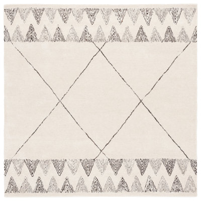 Latu Hand Tufted Wool Pile Geometric Rug