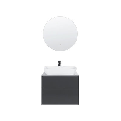 Erubey 600mm Wall Hung Single Vanity Unit
