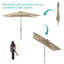 Parasol de marché Sabree 72 x 108-1536079113