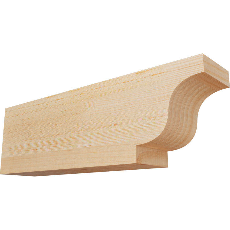 Queue de chevron lisse Newport, Sapin de Douglas, H 6 po x l 18 po x P 3,5 po