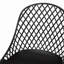 Chaises de salle à manger d'extérieur, mélange de plastique résistant aux intempéries, motif en losange (ensemble de 2)-713299997