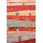 New Afghani Landscape Wool On Cotton 2'10" X 9'9" Rust