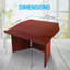 Podium de lutrin portable | Support de présentation de table | Style de pliage à installation rapide