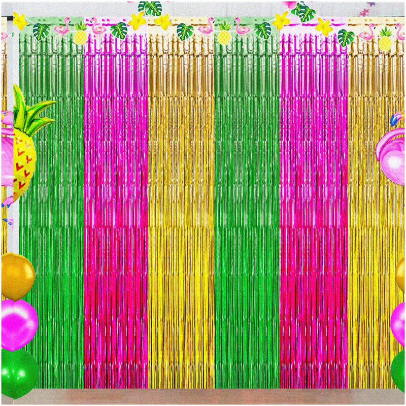 Sage Green Birthday Party Decorations Kit, Pink/Green/Yellow