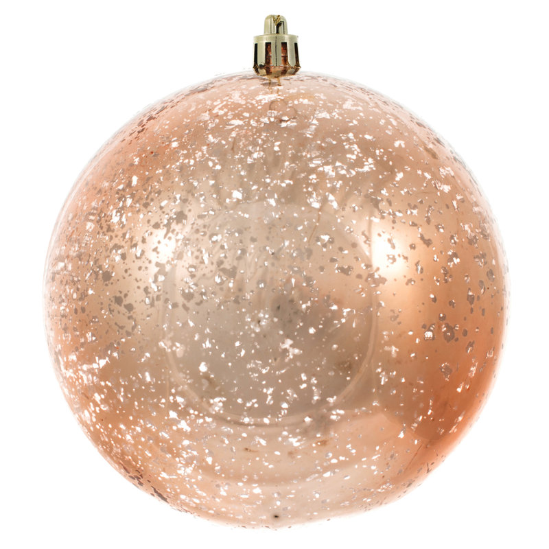 Ornement boule de mercure brillant, Or rose