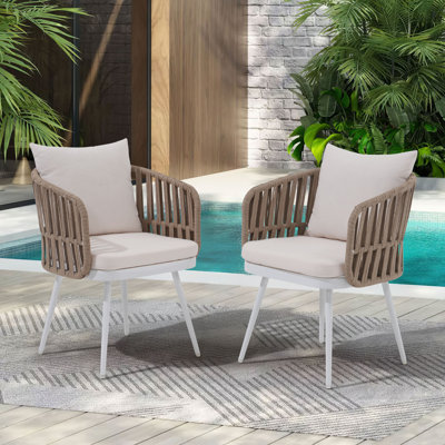 Outdoor Rope Lounge Patio Chair
