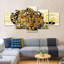 Ensemble 5 pièces jaguar sur toile Blue Eyed-2072290329