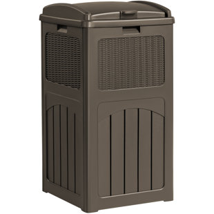 Devoko 32 Gallon Manual Lift Trash Hideaway Container