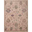 Tapis de couleur rose / brun en laine-293195157