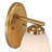 1-Light Modern Ribbed Frosted Glass Wall Sconce-351654074