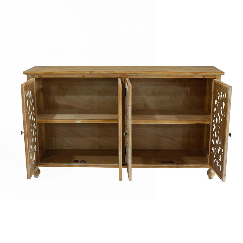 Armoire décorative Anayeli, Naturel antique