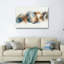 Ensemble de 1 tableau abstrait à cercles sur toile-129323034-129323030