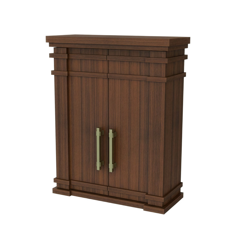 Lankford 24 Wood Wall Cabinet, Walnut