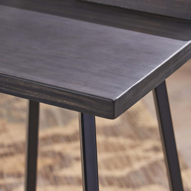 Ensemble de tabourets de bar contemporain en bois d'acacia
