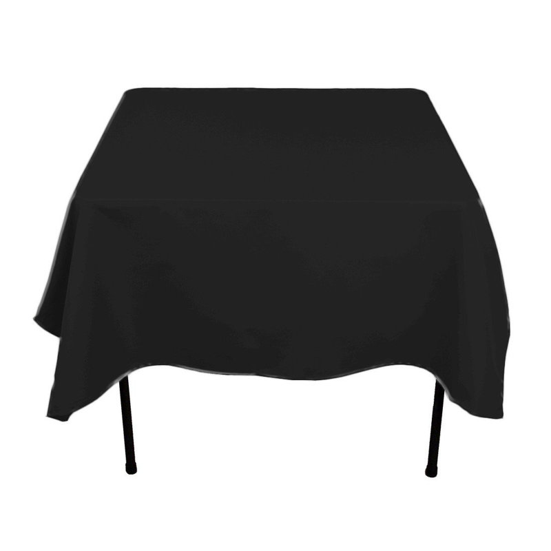 Ebrima Tablecloth, Black, 137cm W x 137cm L