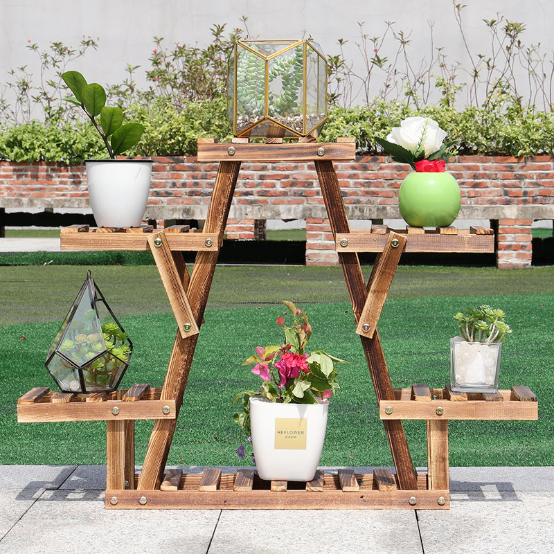 Olana Wood Plant Stand