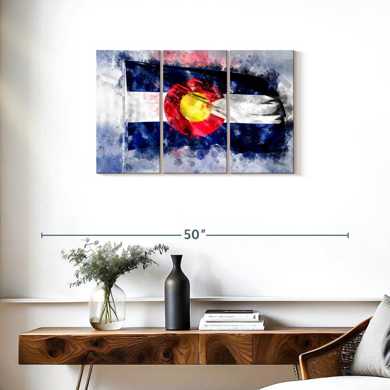 Colorado Flag, 20" H x 33" W