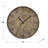 Lepine Round Wall Clock in Brown with Transitional Style