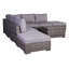 Caron Wicker Fully Assembled 6 - Person Seating Group with Cushions
