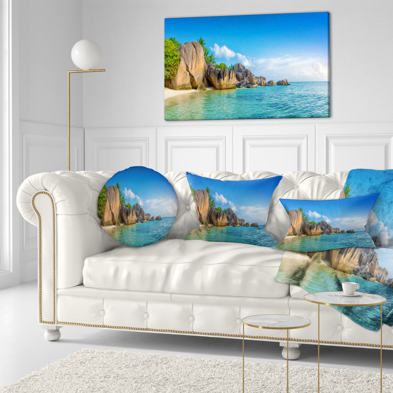 Coussin lombaire en mer seascape fantastique