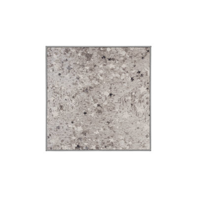 Tapis gris lavable à la machine