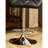 Glasgow Contemporary Tufted Adjustable Height Hidraulic Bar Stools, Set Of 2, Black