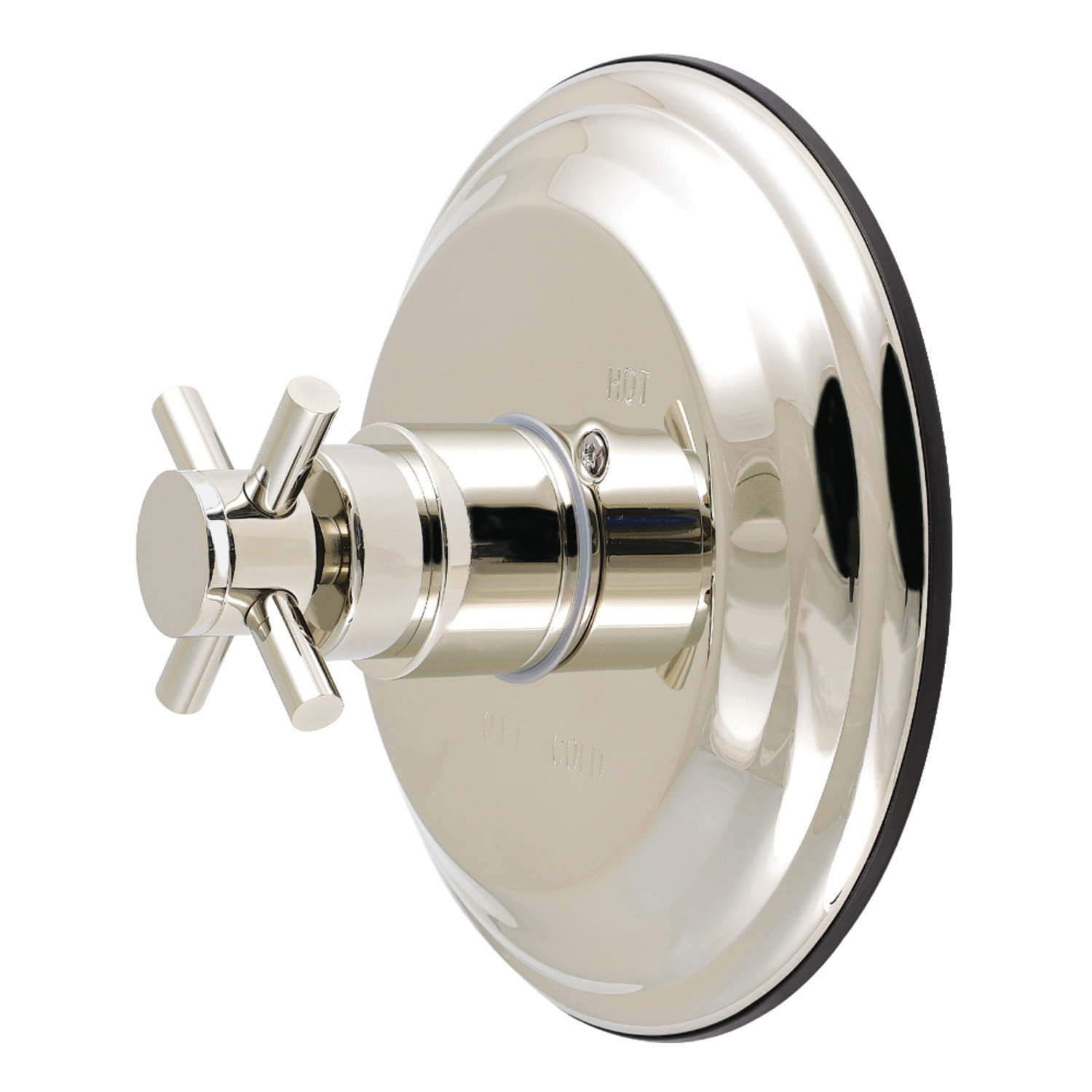 Kingston Brass Concord Single-Handle Pressure Balanced Shower Valve and Trim Set - Valve Included, Polished Nickel