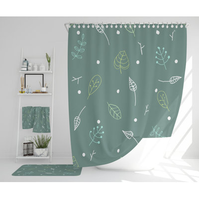 Neiman Polyester Shower Curtain Set