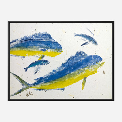 Abstract and Animals Acrylic Painting Print Canvas