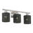 Adabella 3 Light Brushed Nickel Vanity Sconce