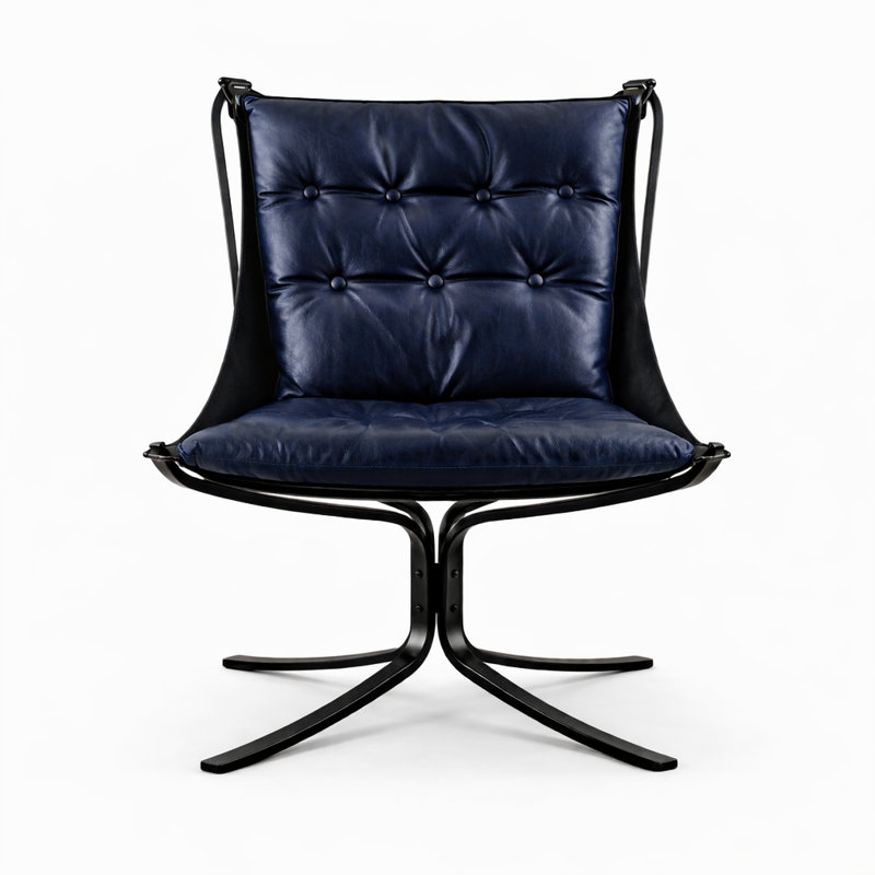 Chaise d'invité qui reste - bleu marine, Navy
