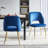17.71'' H Velvet Upholstered Side Chair-692665374