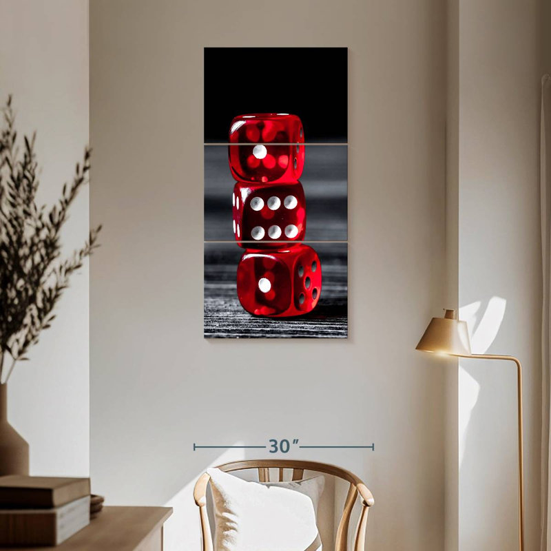 Dice, 62" H x 30" W