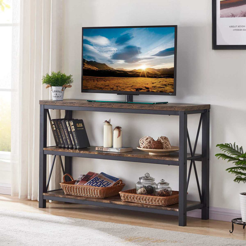 Aust 47.24'' Console Table, Rustic Brown
