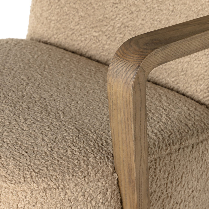 Melrose Office Chair, Sheepskin Camel