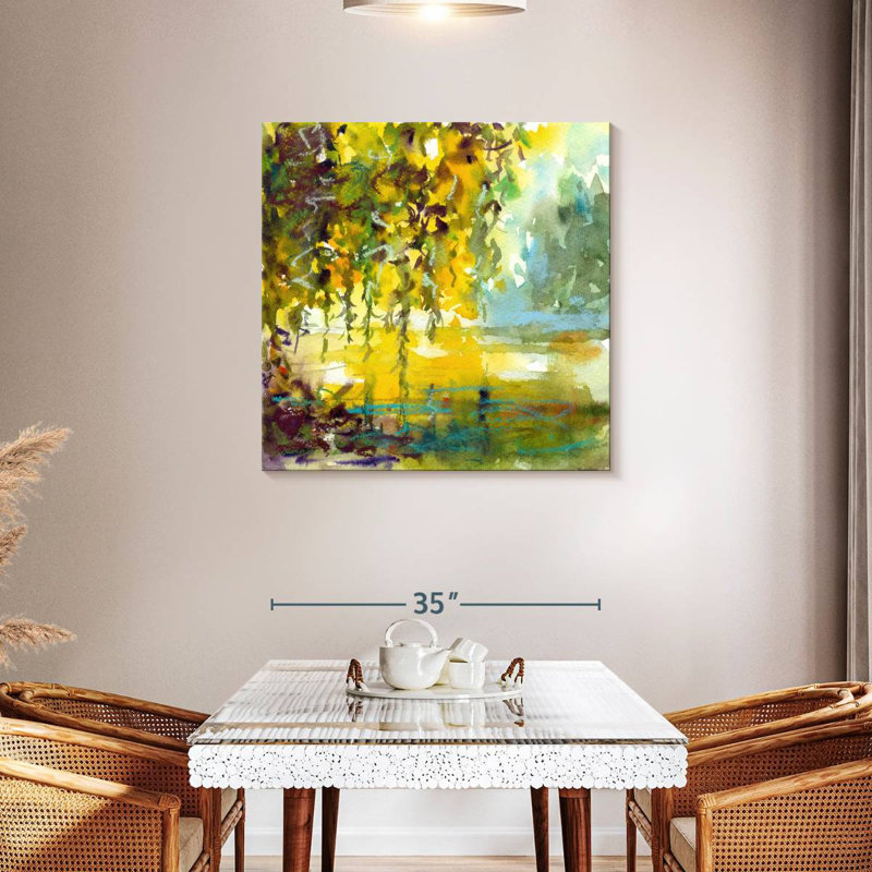 Aldoris Abstract Willow Tree, 36" H x 36" W