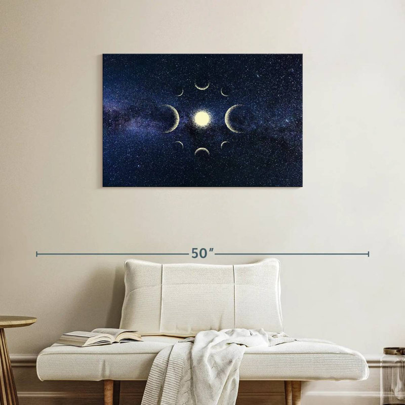 Oberle Abstract Space, 24" H x 36" W