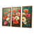 Toile avec cadre flottant brun