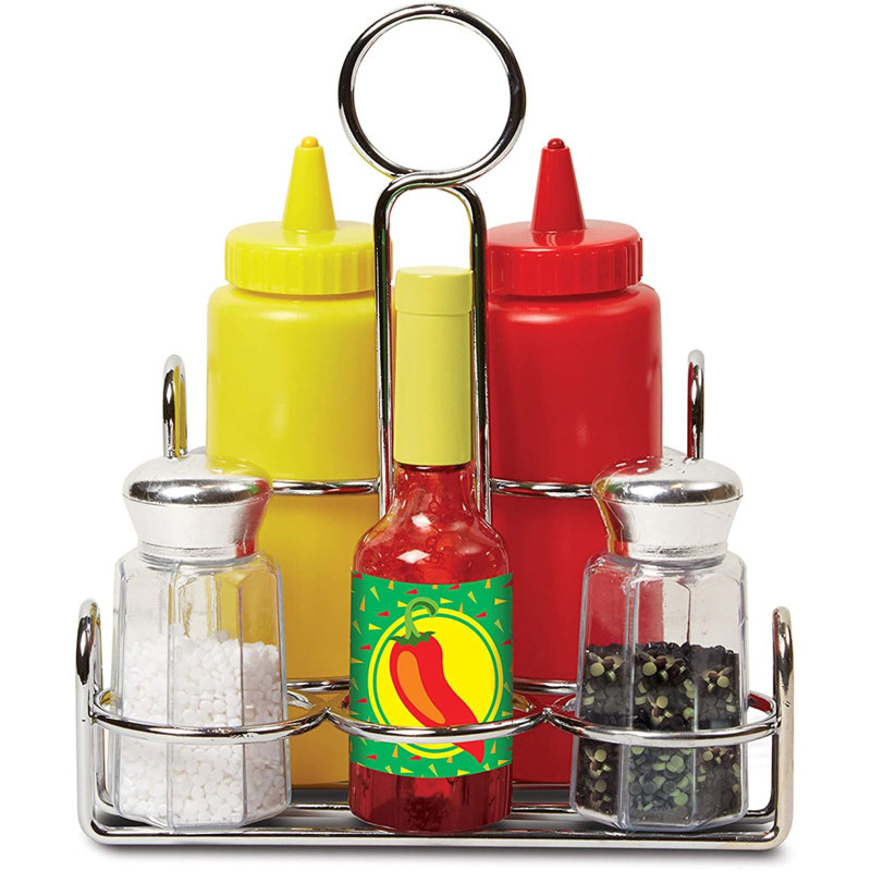 6 Piece Melissa & Doug Let's Play House! Condiment Set Learning Tools